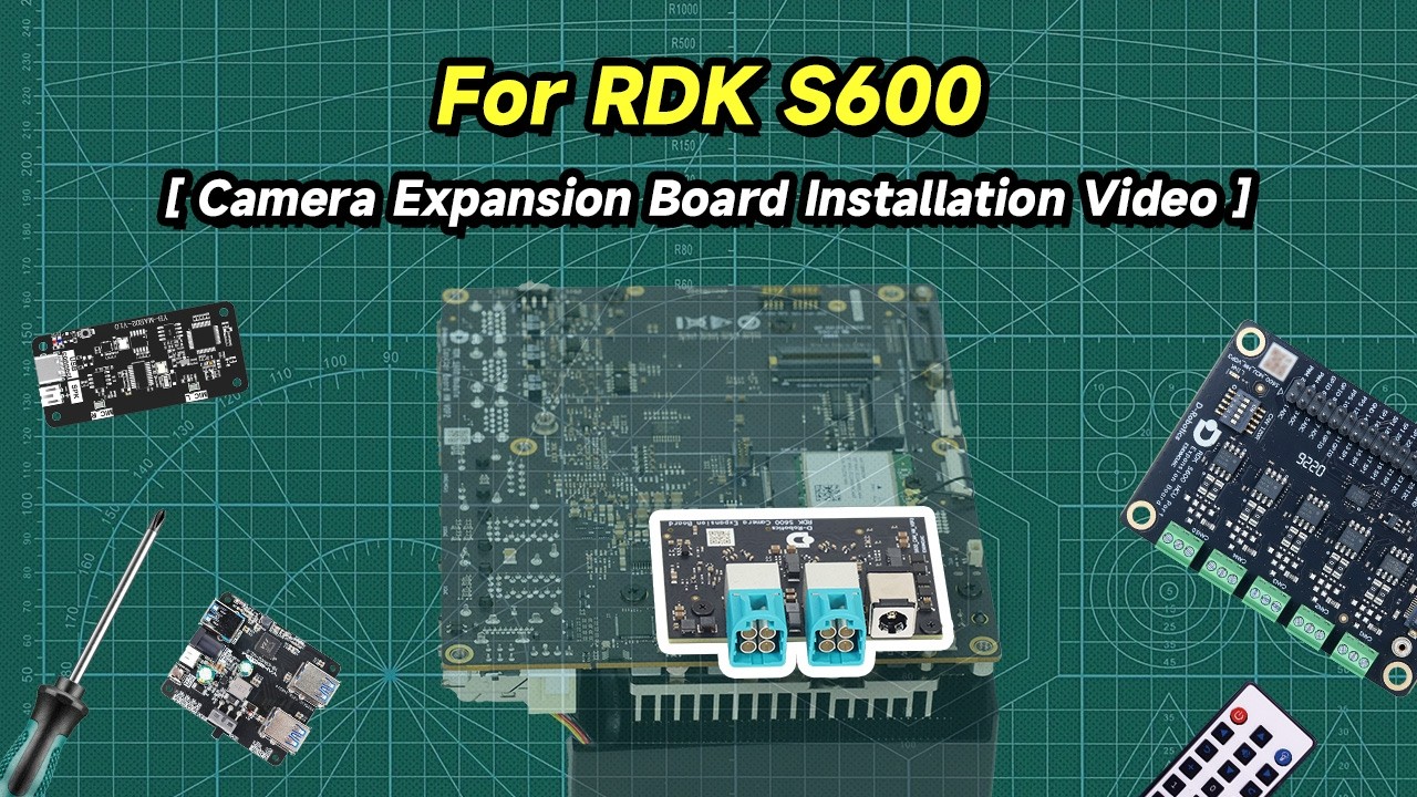 Install Camera Expansion Board on RDK S600 - YouTube