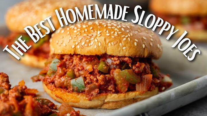 Best Homemade Sloppy Joes