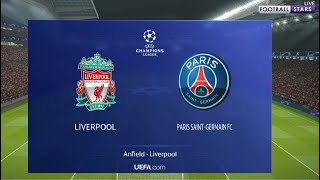 ليفربول وباريس سان جيرمان ( دوري ابطال أوروبا ) PES 2021 رؤوف خليف