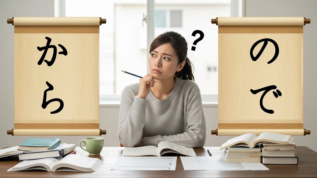 이걸 헷갈리면 일본어 절대 안 늘어요! 「から」vs「ので」 완전 정리 + 예문 총정리