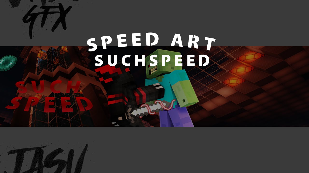 Minecraft Banner Speedart - SuchSpeed #17 [Fan-art]