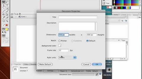 Vídeo Aula Flash - Como fazer um Banner em Flash 01