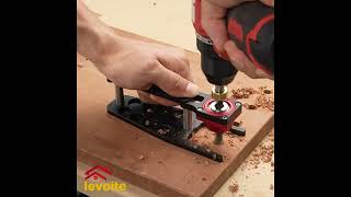 Levoite™ Drill Guide Jig for Vertical Drilling and Doweling
