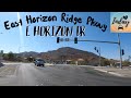 Driving E Horizon Dr - E Horizon Ridge Pkwy Henderson Nevada 89002 | NV Community Drive Tour  [4K]