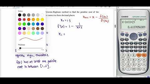 T1 Q3 Newton-Raphson Method SM025