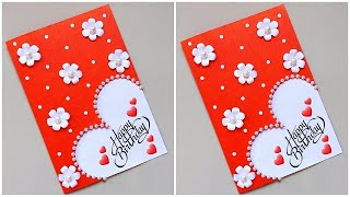 DIY Beautiful and easy Birthday card idea / How to make Birthday greeting card for Best friend