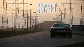 70 Dodge Challenger at Sunset