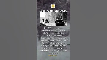 M26 Pershing Facts - In Combat  #m26pershing  #tankfacts #ww2 #tankhistory