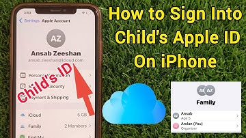 How to Sign In to a Child Apple ID on iPhone