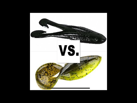 Strike King Rage Shad vs. Zoom Horny Toad (Tips and tricks how to catch Creek Bass!!!)