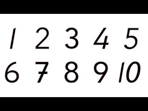 Video: Kuinka Oppia Numeroita