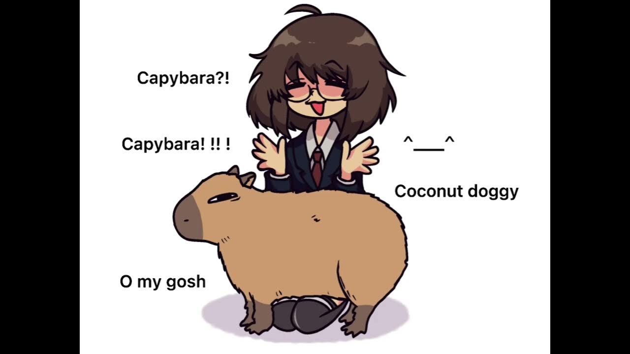 Capybara!?!! coconut doggy! o my gosh! ^___^ YouTube