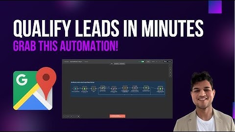AI Lead Generation Google Maps - N8n Google Maps Scraper Automation