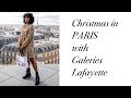 VLOG: Christmas in Paris with Galeries Lafayette | MONROE STEELE