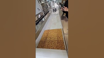 Dây chuyền sản xuất kẹo lạc tự động của Tech Garden. Hotline: 0935911775 Trần Trinh.