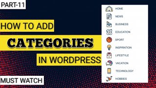 How To Add Categories in WordPress 2020 | In Hindi | Add Category To Menu in WordPress