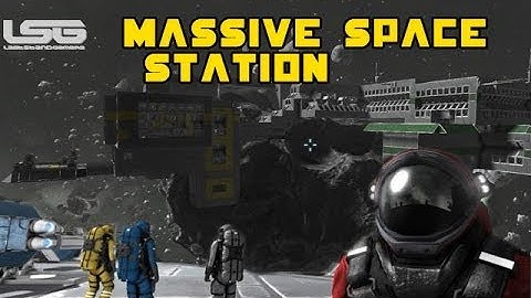 Space Engineers - First Ship & Space Station Under Construction Part1