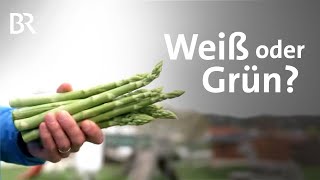 Ist grüner oder weißer Spargel gesünder? | Gemüse | Ernährung | Gesund | BR