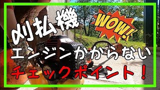 エンジンかからない刈払機！まずここ見て！