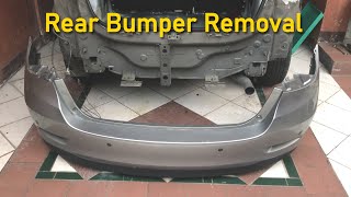 How to Remove Rear Bumper - Mazda 2 Skyactiv / Demio