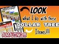 LOOK what I do with these DOLLAR TREE Items | AMAZING Dollar Tree DIY
