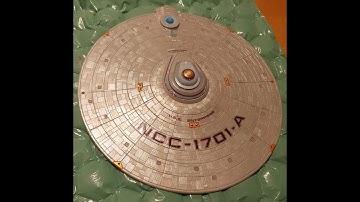 Model #12 Episode 2, 537 Scale Enterprise-A: Pearlescent Paint and Decals