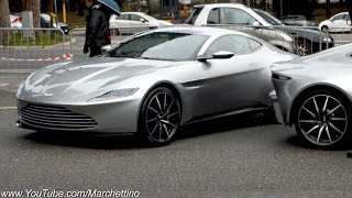 Aston Martin DB10  Filming James Bond 007 Spectre Movie