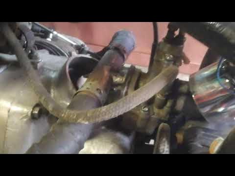 Yamaha XT 400 переделка на один карбюратор
