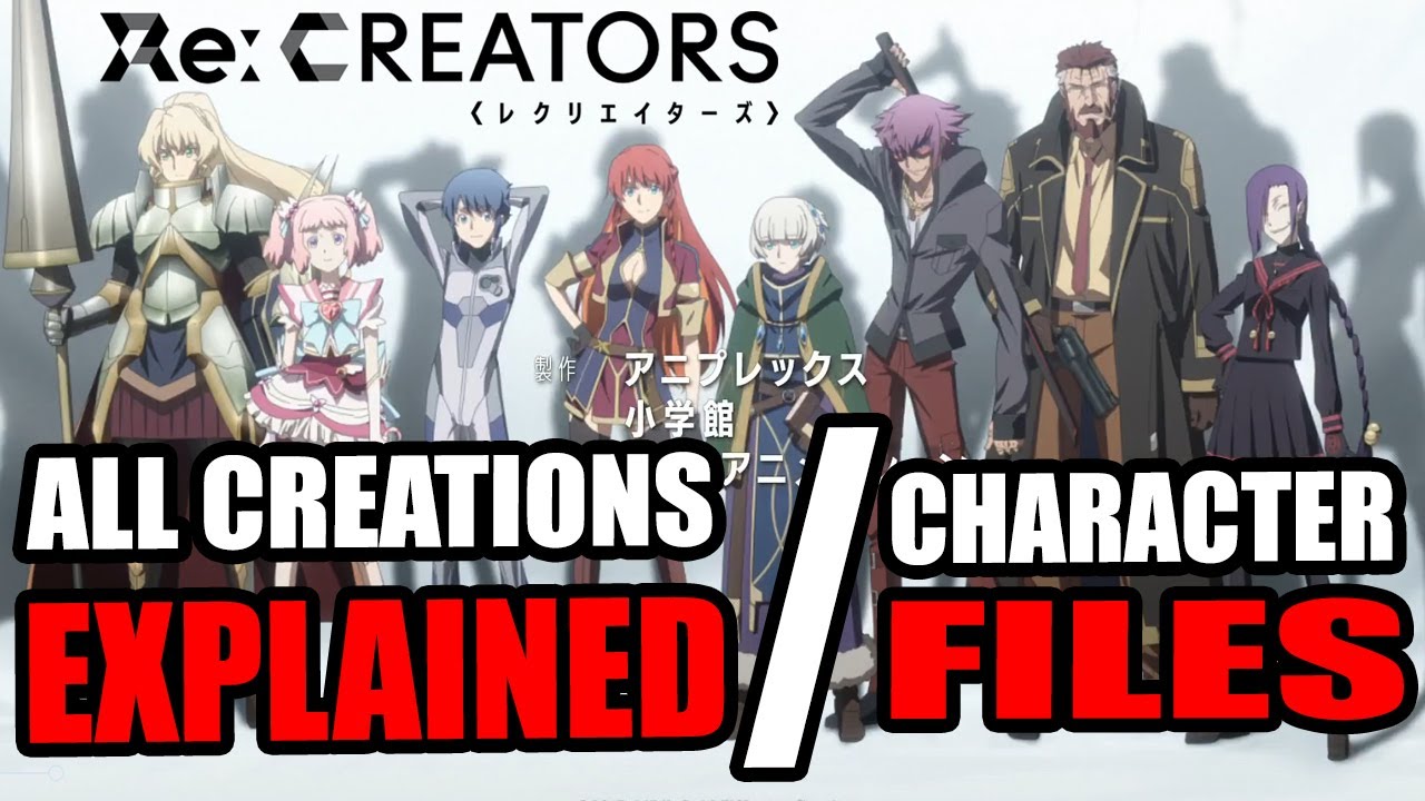 ALL RE CREATORS Creations Character Profiles EXPLAINED