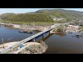 Строительство нового моста через реку Сок / намывной песок / май 2020 г./ Самара / Russia