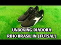 UNBOXING DIADORA RB10 BRASIL FUTSAL