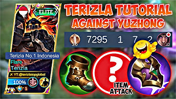 TERIZLA TUTORIAL AGAINST YUZHONG 🔥MUST USE TERIZLA BEST BUILD ITEM 2023 ❗