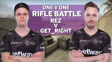 GeT_RiGhT vs Rez | 1vs1 CSGO AIM MAP