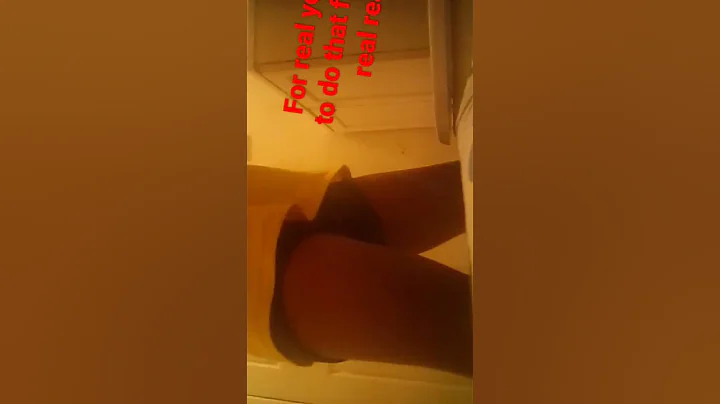 bro do that for real and I got shorts on so thank ...