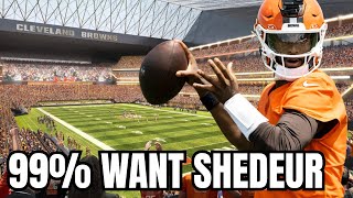 99% of Browns fans want Shedeur play, 1% want Watson to play