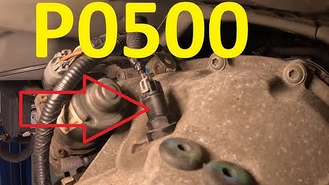 Causes and Fixes P0500 Code: Vehicle Speed Sensor 