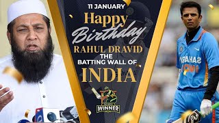 Tribute to Rahul Dravid | The Batting wall of India | Inzamam ul Haq