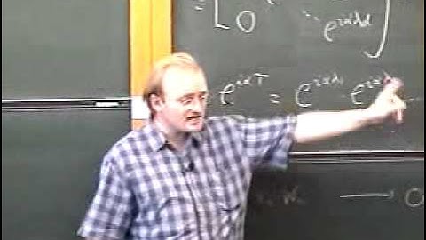 Group Theory, Robert de Mello Koch | Lecture 3 Part 2