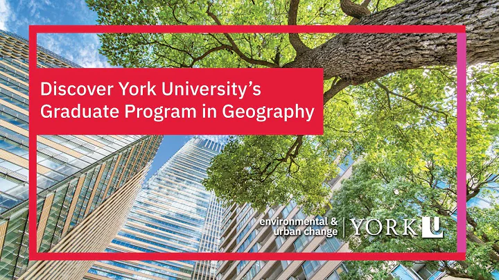 Discover York University’s Graduate Program in Geography