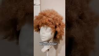 Différents modèles de perruque afros