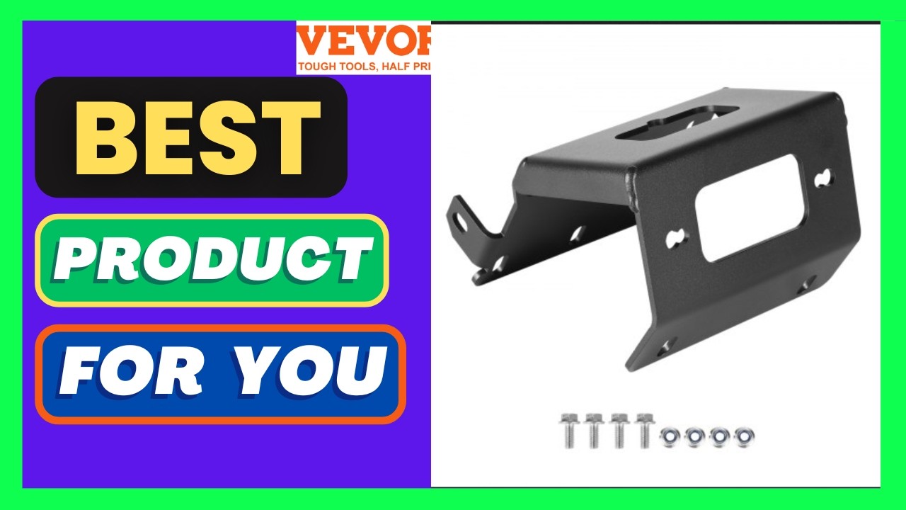 VEVOR Winch Mount, Winch Capacity of 2000-3600 lbs, Trailer Hitch Winch Mount for Select Hond