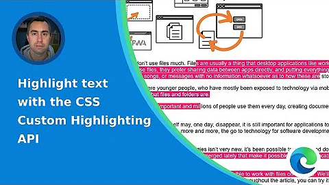 Highlight text on the web with the CSS Custom Highlighting API