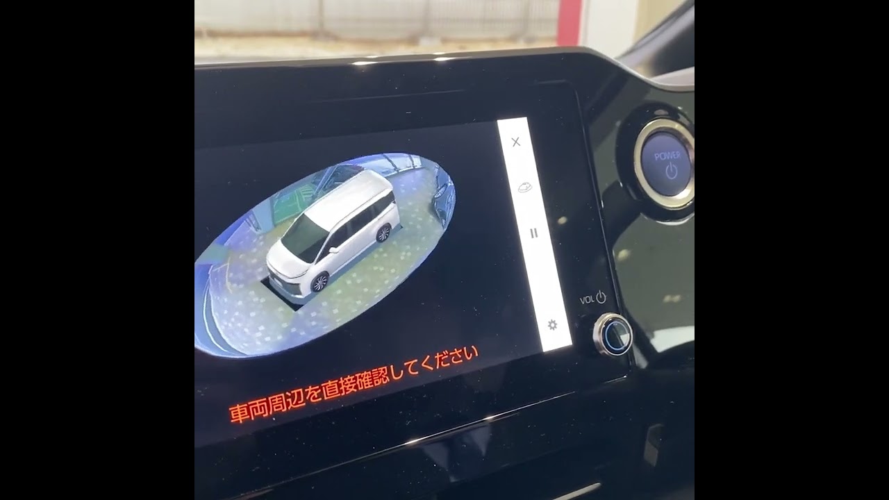 新型VOXYのパノラミックビューモニター！✨車が透明になります 