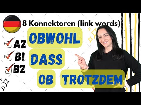 🇩🇪 Connect sentences: 8 Konnektoren lernen 👍