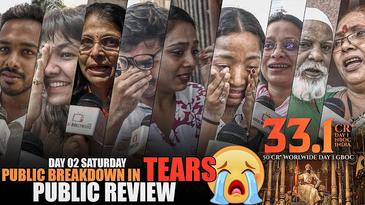 Chhaava | Emotional Public Review | Day 02 Saturday | Public Breakdown in Tears outside Theatre