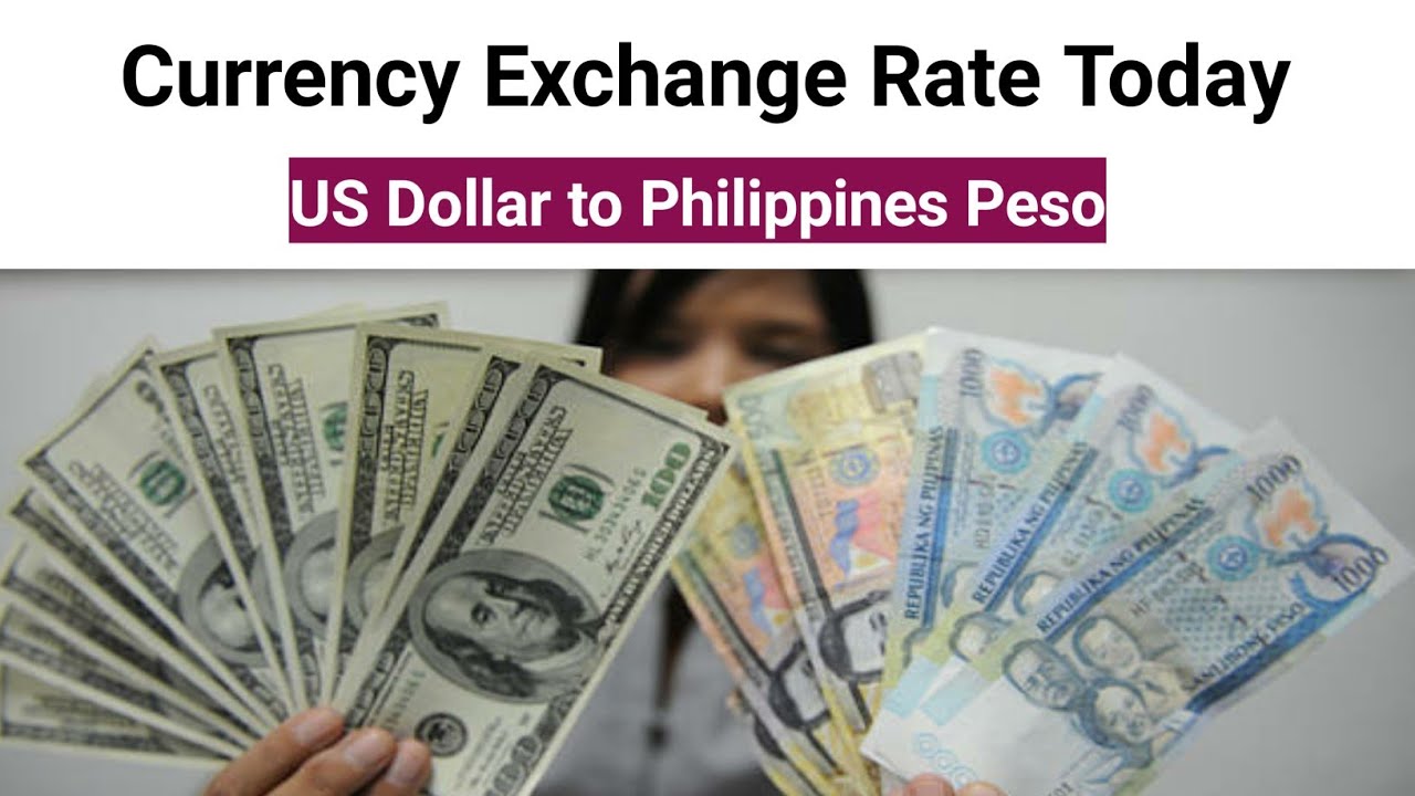 dollar to philippine peso exchange rate Today philippines Peso to us
