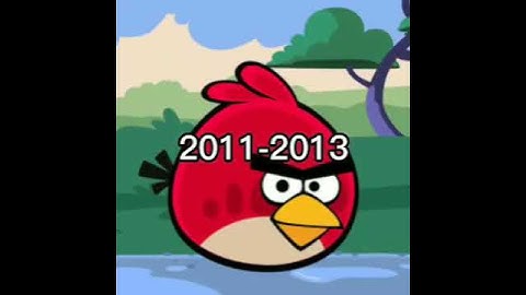 All the icons of Angry Birds Seasons in 22 seconds! / 2010-2022