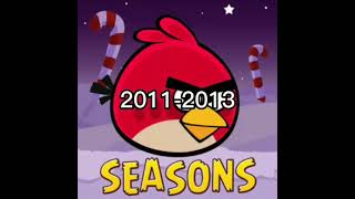 All the icons of Angry Birds Seasons in 22 seconds! / 2010-2022