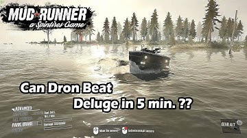 Can Dron beat Deluge Map in 5 min. ?? | Spinitires Mudrunner Challenge | Dron MazzyRS