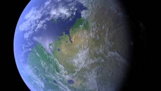 Terraformed Mars Flyover